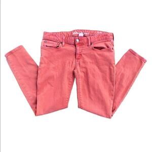 EDDIE BAUER Orange Slightly Curvy Skinny Fit Jeans Size P6